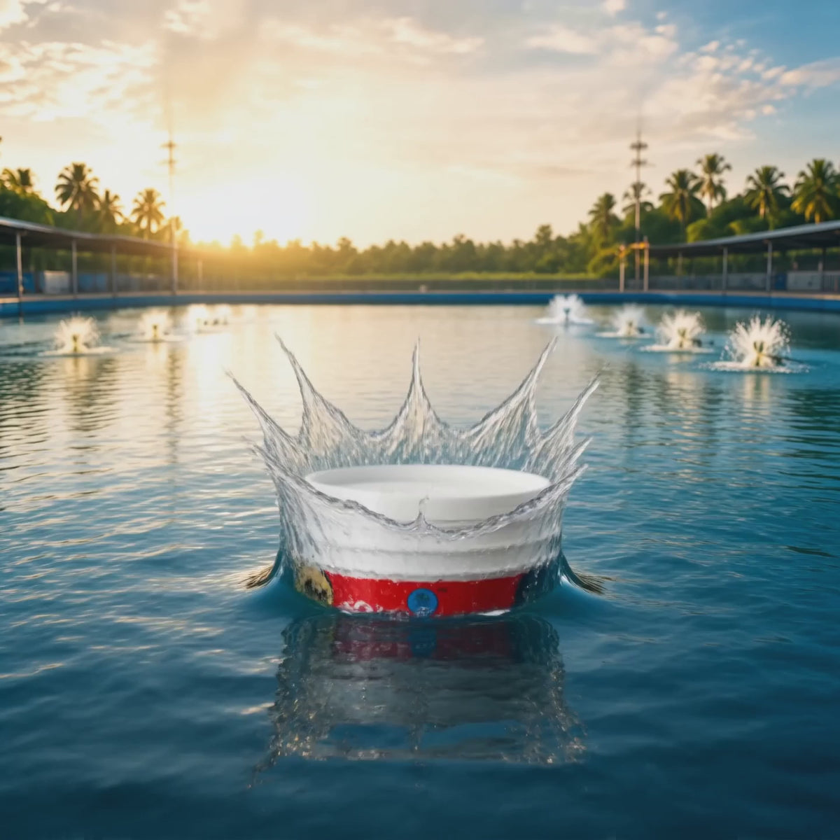 Pond Nutrition Supplement – Plankton Growth, FCR & Disease Resistance Booster | Fishhaat AQUEAMINA