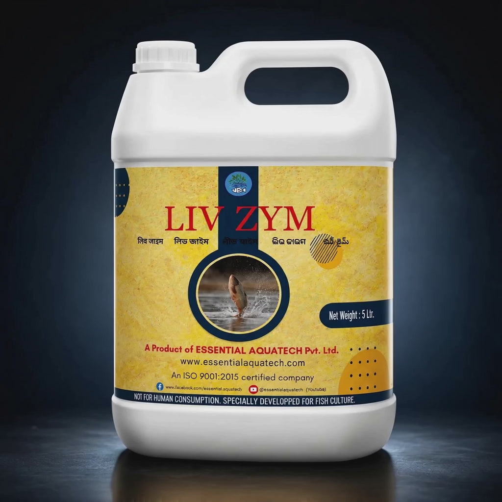 Fish Liver Tonic Liquid – Treats Liver Disease, Improves Appetite & FCR | Fishhaat LIVZYM